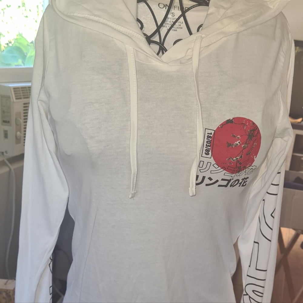 ON FIRE long sleeve women's hoodie